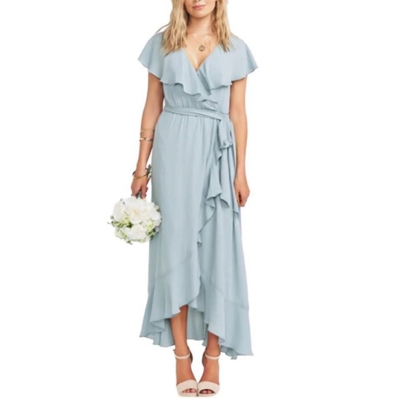 Show Me Your Mumu Jess Ruffle Midi Dress. - Picture 1 of 15